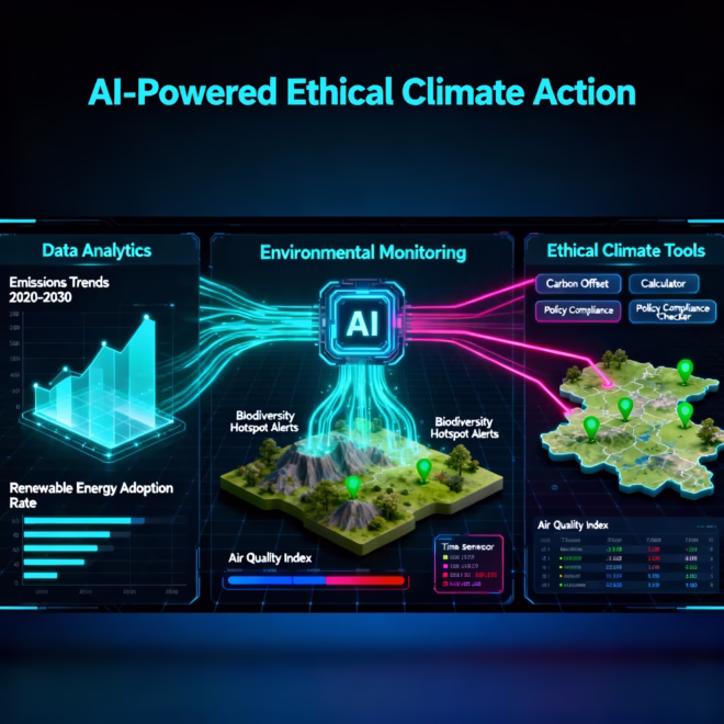 The Role of Ethical AI in Solving Global Climate Change Challenges